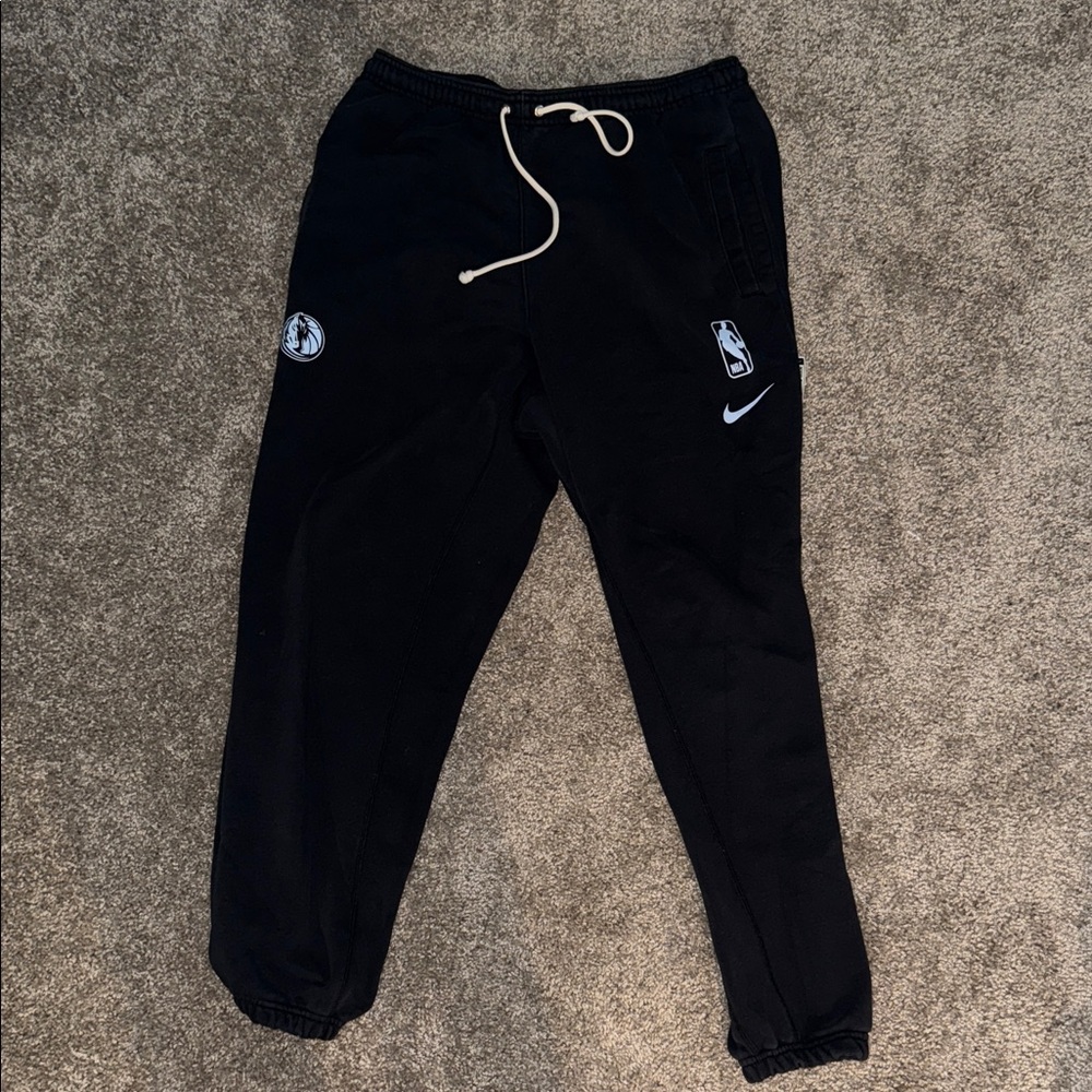 Black Nike Jogger Pants Dallas Mavericks